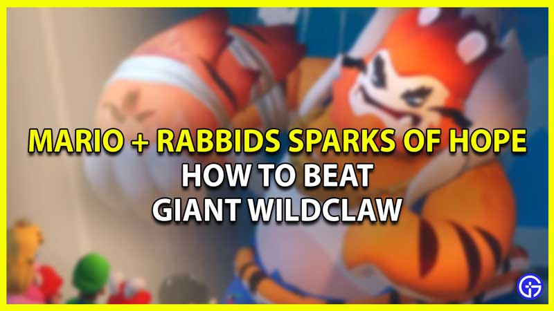 Mario + Rabbids Giant Wildclaw Boss Fight