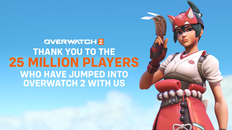 Overwatch 2 Reaches 25 Million Players in 10 days