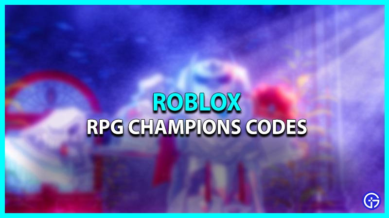 RPG Champion Codes