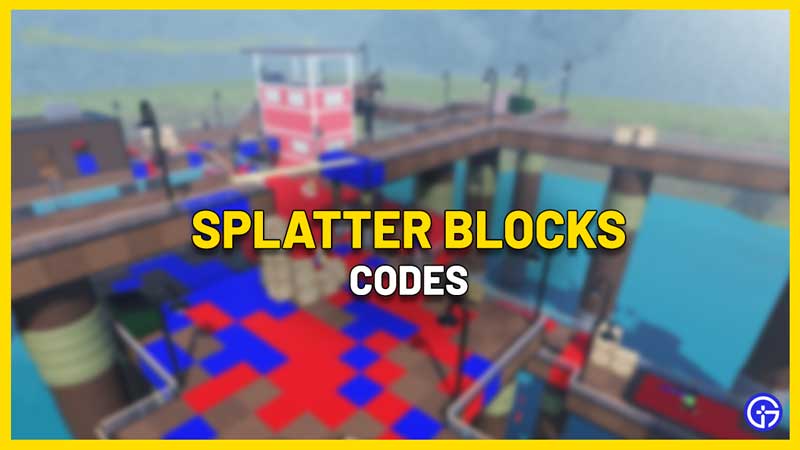 roblox splatter blocks codes