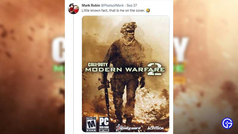 Who Is On Cover Of Modern Warfare 2 (2009)