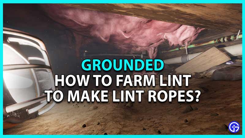 Learn to make Lint Rope using Lint in Grounded