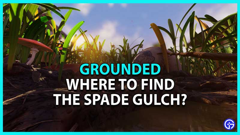 How to find Spade Gulch in Grounded