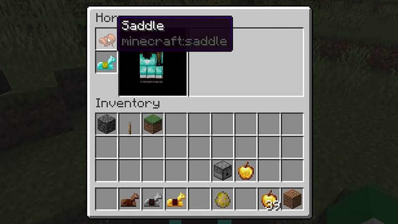 Horse Saddle to ride in Minecraft
