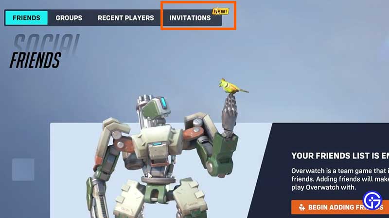 how to accept friend request ow 2