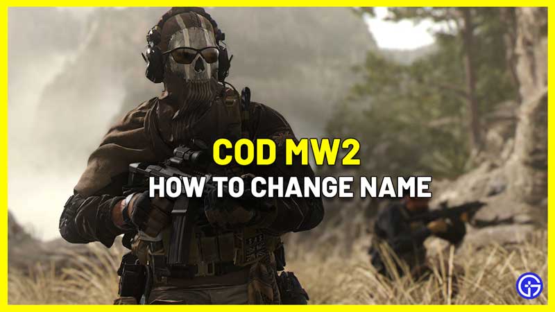 How To Change Display Name In COD MW2