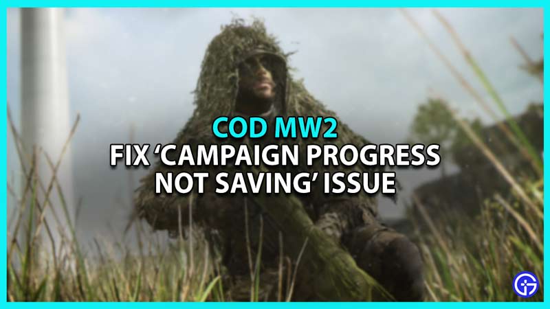 Fix Campaign Progress Not Saving Bug in COD MW2