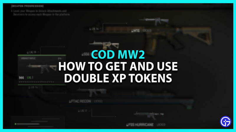 COD MW2 Get and Use Double XP Tokens