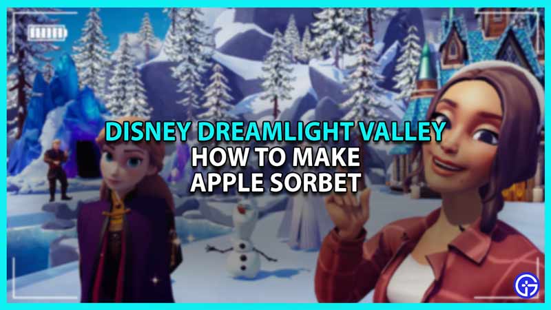Make Apple Sorbet in Disney Dreamlight Valley