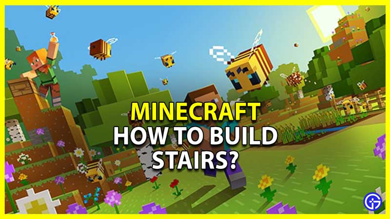 How to build stairs in Minecraft