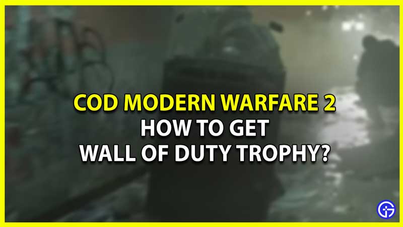 MW Riot Shield Trophy Guide