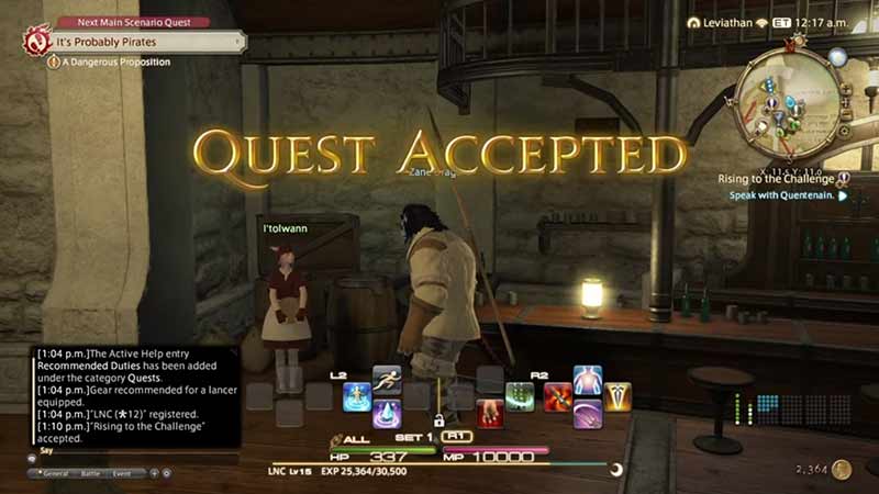 final fantasy 14 rising to the challenge quest