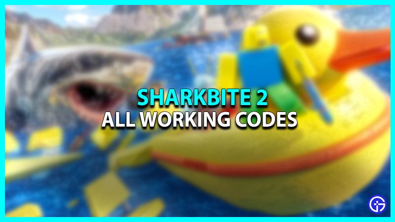 All SharkBite 2 Roblox Codes