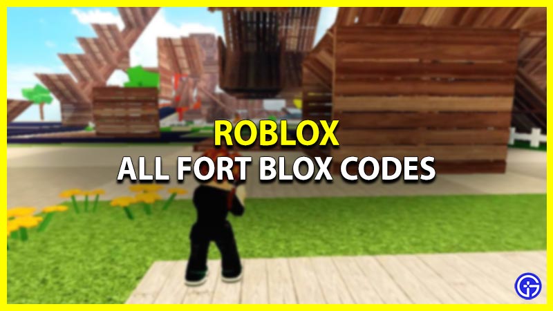 Fort Blox Redeem Codes Roblox