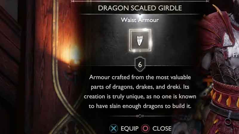 God of War Ragnarok Best Waist Armor