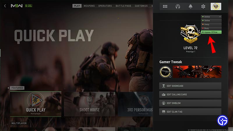 how-to-appear-offline-in-cod-mw2-explained-gamer-tweak