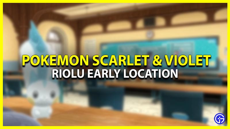 How To Catch Riolu Early In Pokemon Scarlet & Violet