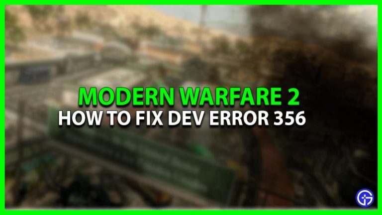 Dev Error 356 In COD MW2 [Fix] - Gamer Tweak