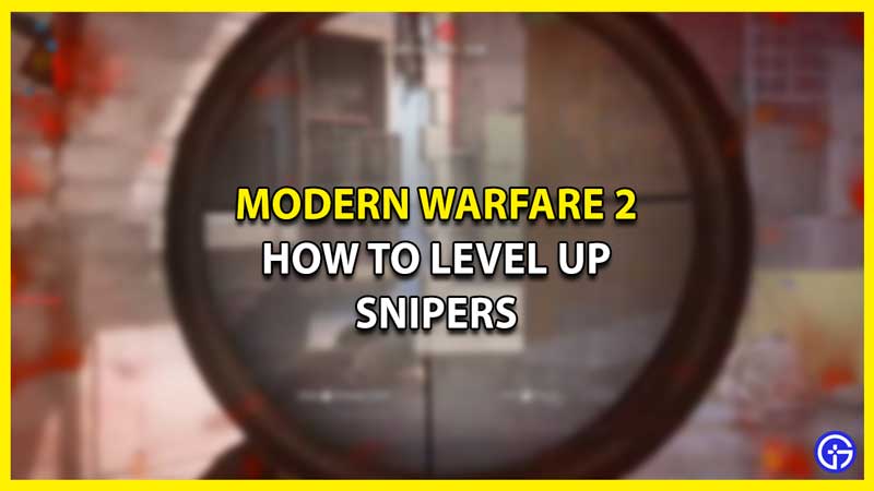 How To Level Up Snipers Fast in MW2