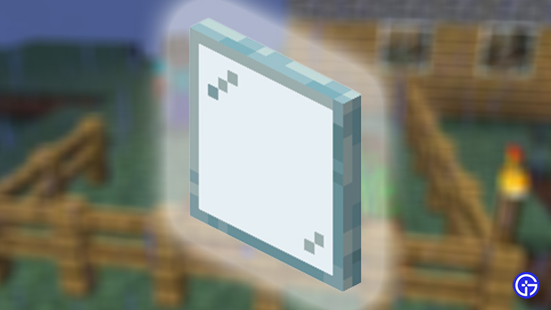 How To Make Glass Pane Minecraft