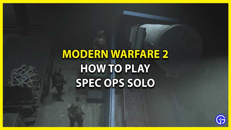How to Play Spec Ops Solo in MW2
