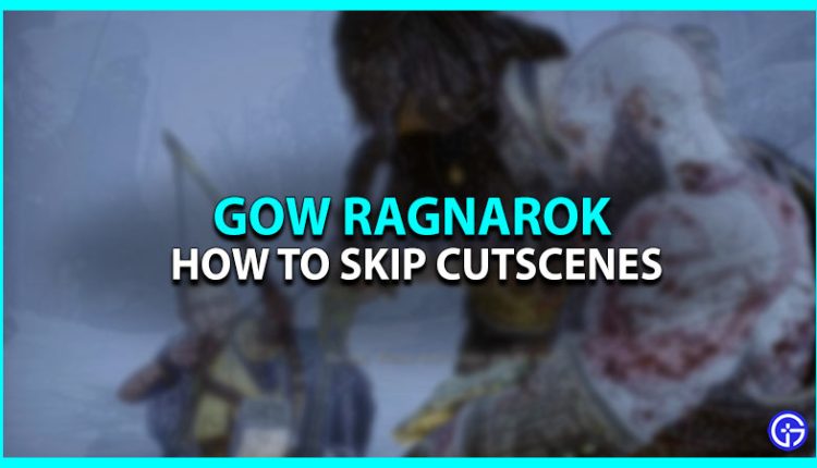 how to skip cinematics in god of war ragnarok ps5