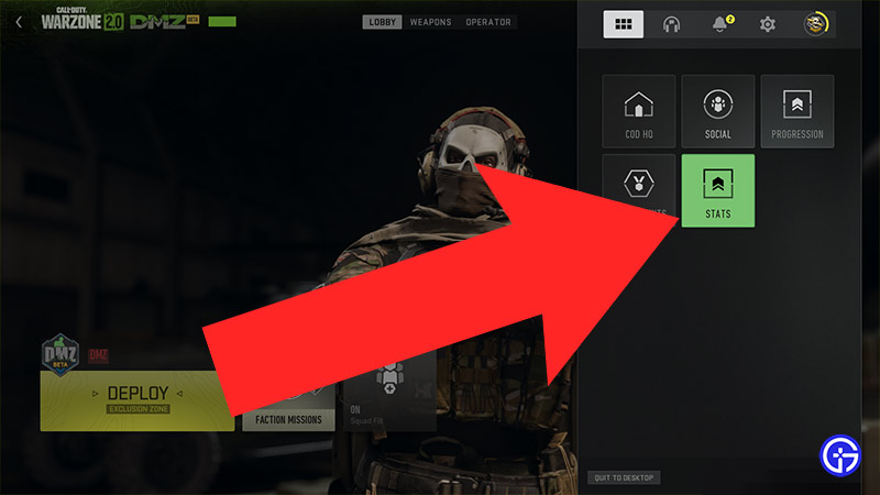 Warzone 2 how to check & see KD Ratio Stats in 2.0 version