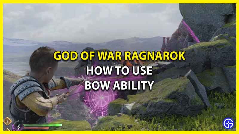 god of war ragnarok bow ability