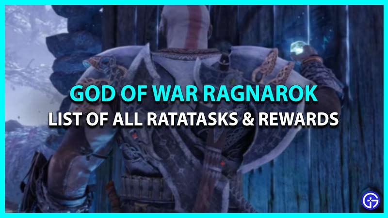 List of All Ratatasks & Rewards in God of War (GoW) Ragnarok