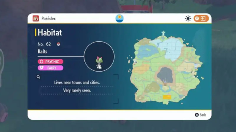 Ralts Early Location In Pokemon Scarlet & Violet