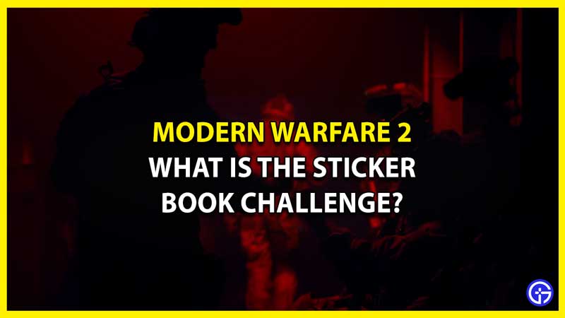 What is the Sticker Book Challenge in MW2