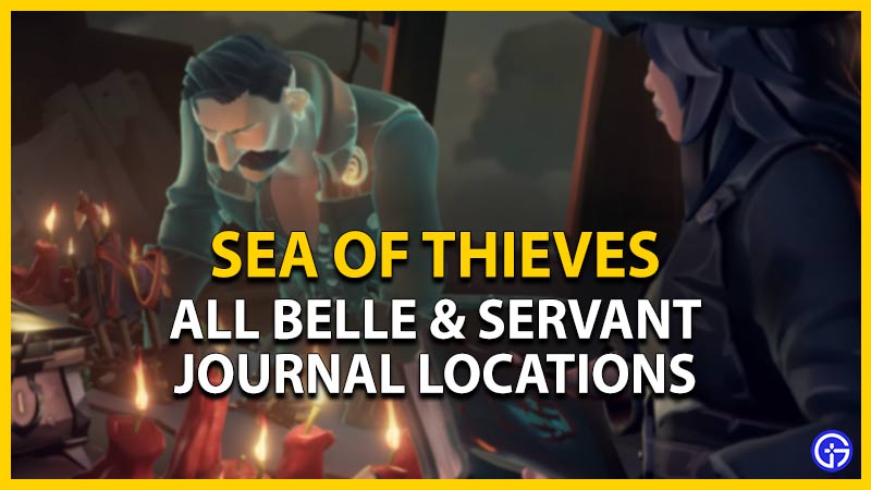 sea of thieves return of the damned journal locations