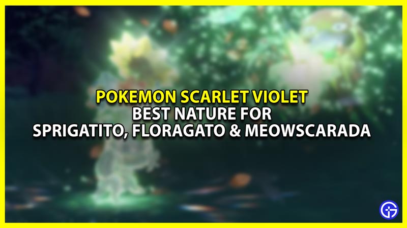 pokemon scarlet violet best nature for sprigatito floragato and meowscarada