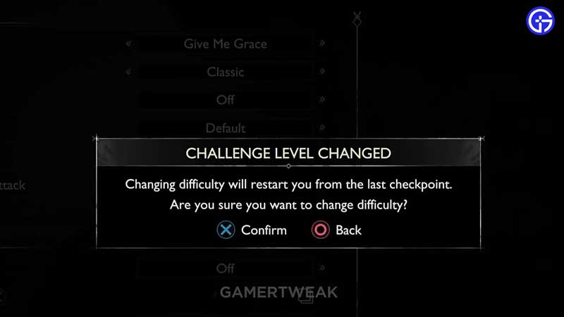 challenge level changed