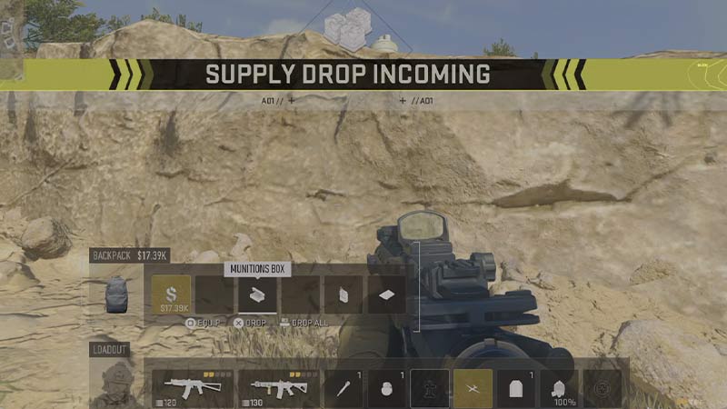warzone 2 dmz capture sam site loot dropped supply drop 