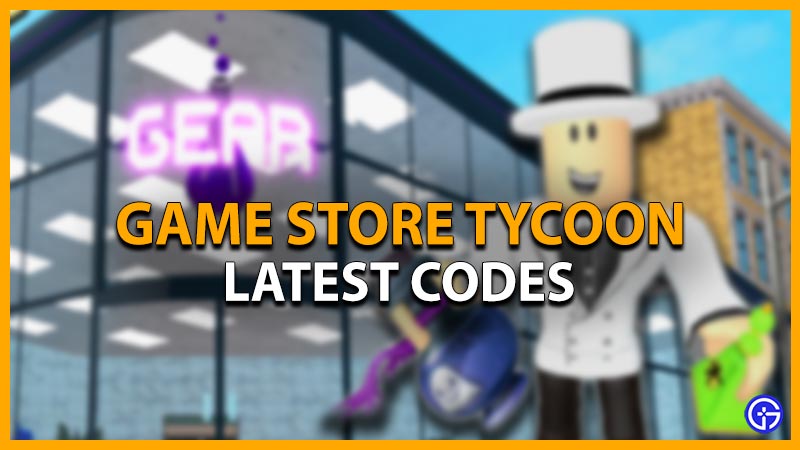 game store tycoon codes