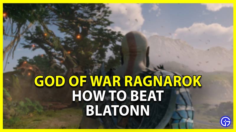 how to beat blatonn in god of war ragnarok
