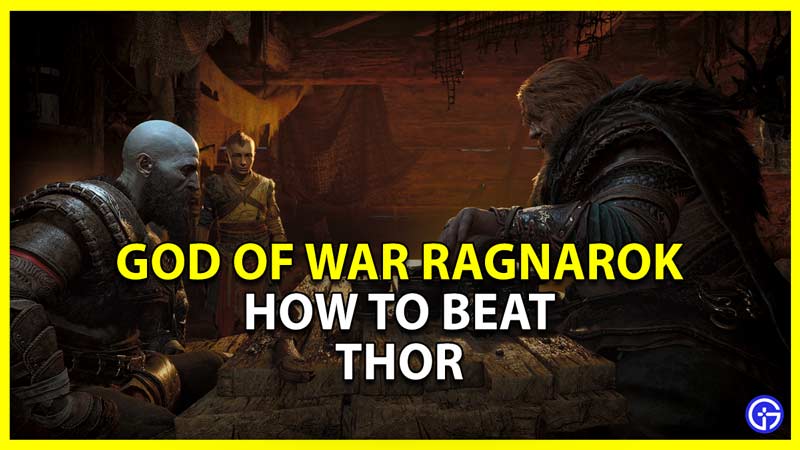 how to beat thor in god of war ragnarok