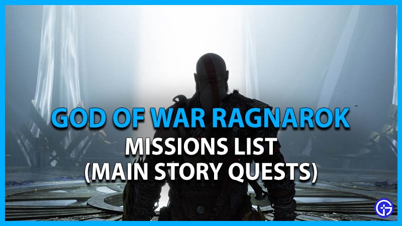 god of war ragnarok missions list