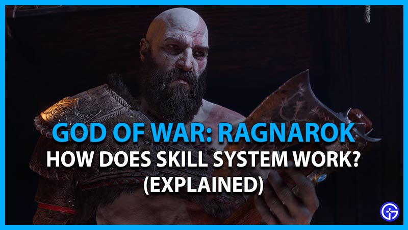 how does skill system work god of war ragnarok