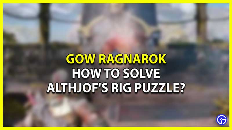 Althjof's Rig Puzzle Solution