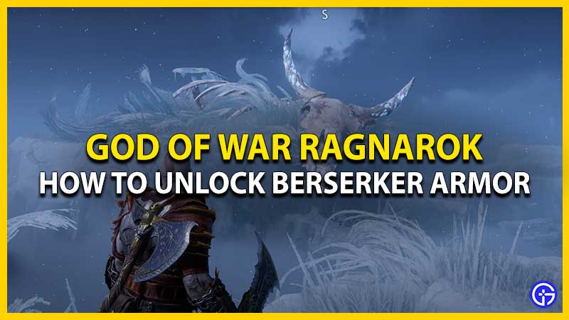 The Berserker Armor in God of War Ragnarok