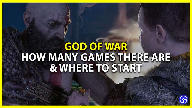 god of war games list and start order