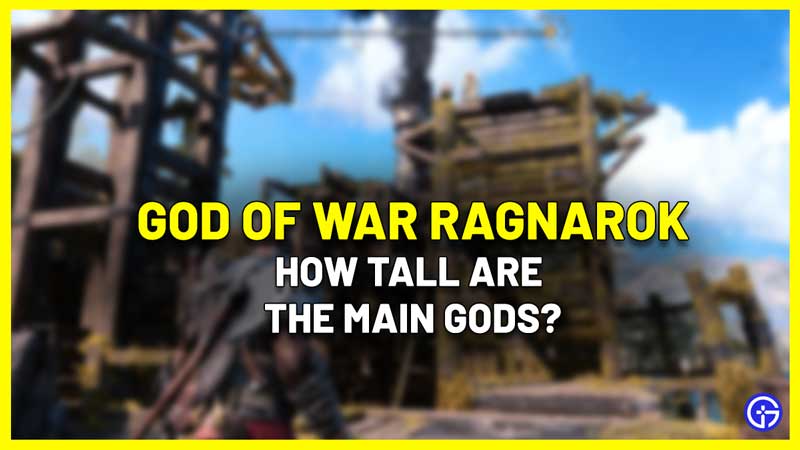 God Of War Ragnarok how tall are kratos atreus odin tyr thor