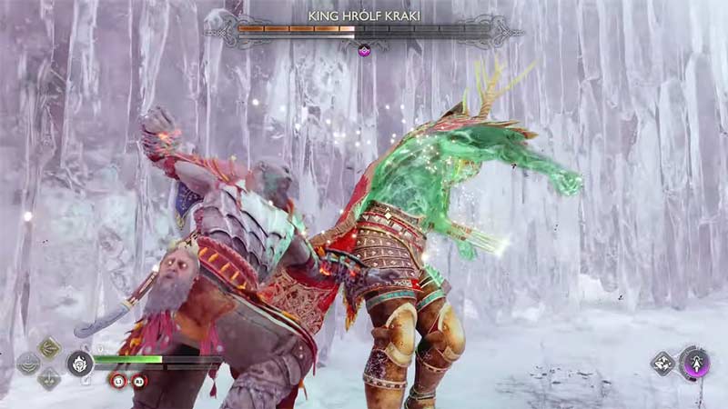 god of war ragnarok defeat berserker king hrolf