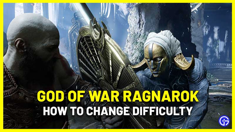 how to change difficulty setting god of war ragnarok