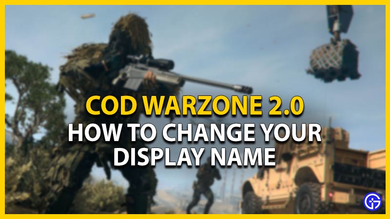 cod warzone 2 change display name