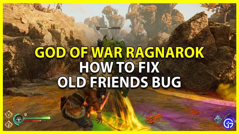 god of war ragnarok old friends bug fix