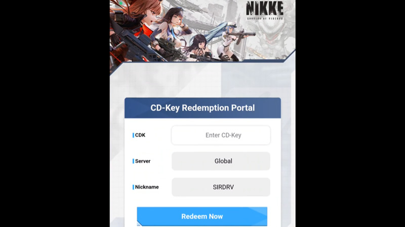 how to redeem goddess of victory nikke codes