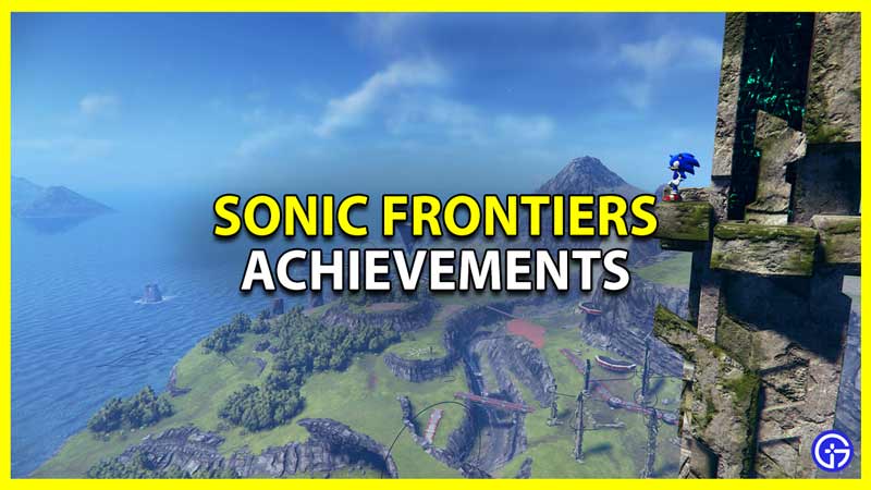 sonic frontiers achievements and trophies list